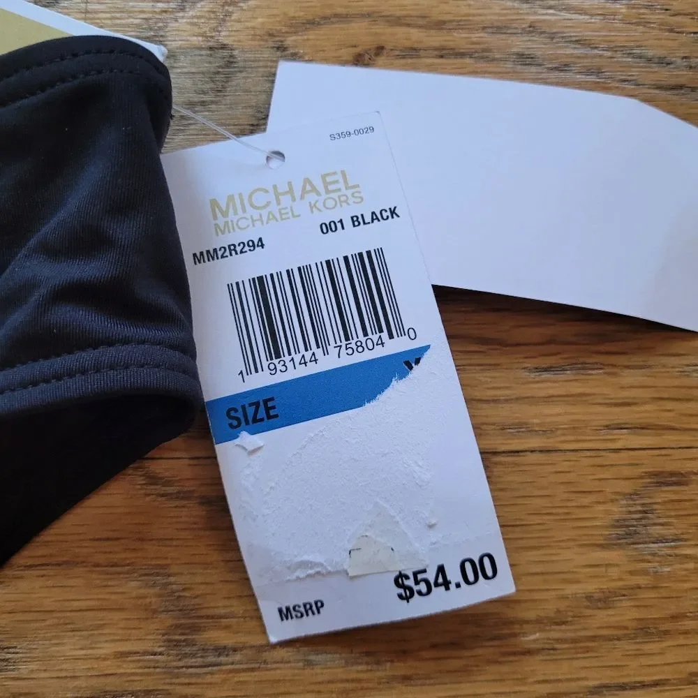 MICHAEL KORS Women's Solid Full Coverage Bikini Bottoms Size XL Swimwear